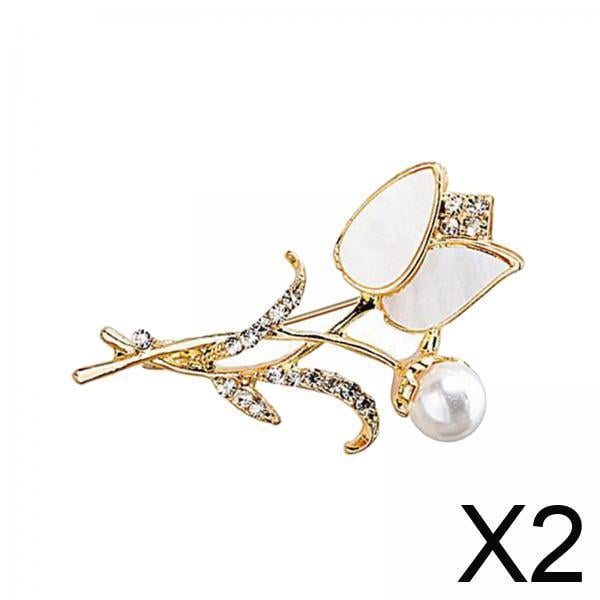 2 Broches De Moda, Accesorios De Ropa, Insignias Para Niñas, Para Pañuelos En La Cabeza, Chaquetas, Aureate