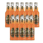 Hank's Genuine Gourmet Orange Cream Soda, 12 fl oz Bottles – Premium Craft Soda with Citrus, Creamy Flavor – Nostalgic Creamsicle Taste, Pack of 12