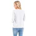 thumbnail image 7 of Made by Olivia Women's Classic Button Down Long Sleeve V-Neck Soft Knit Sweater Cardigan, 7 of 7