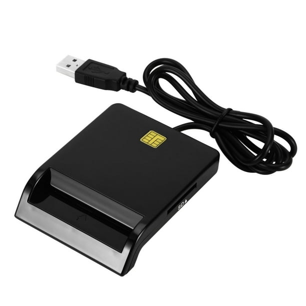 Lecteur carte SIM, cartes à puces et cartes mémoire, USB 2.0