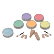 Colorfin PanPastel Pearlescent Artist Pastels Set, 9ml, Yellow, Green, Orange, Blue, Red and Violet Multi-Colored