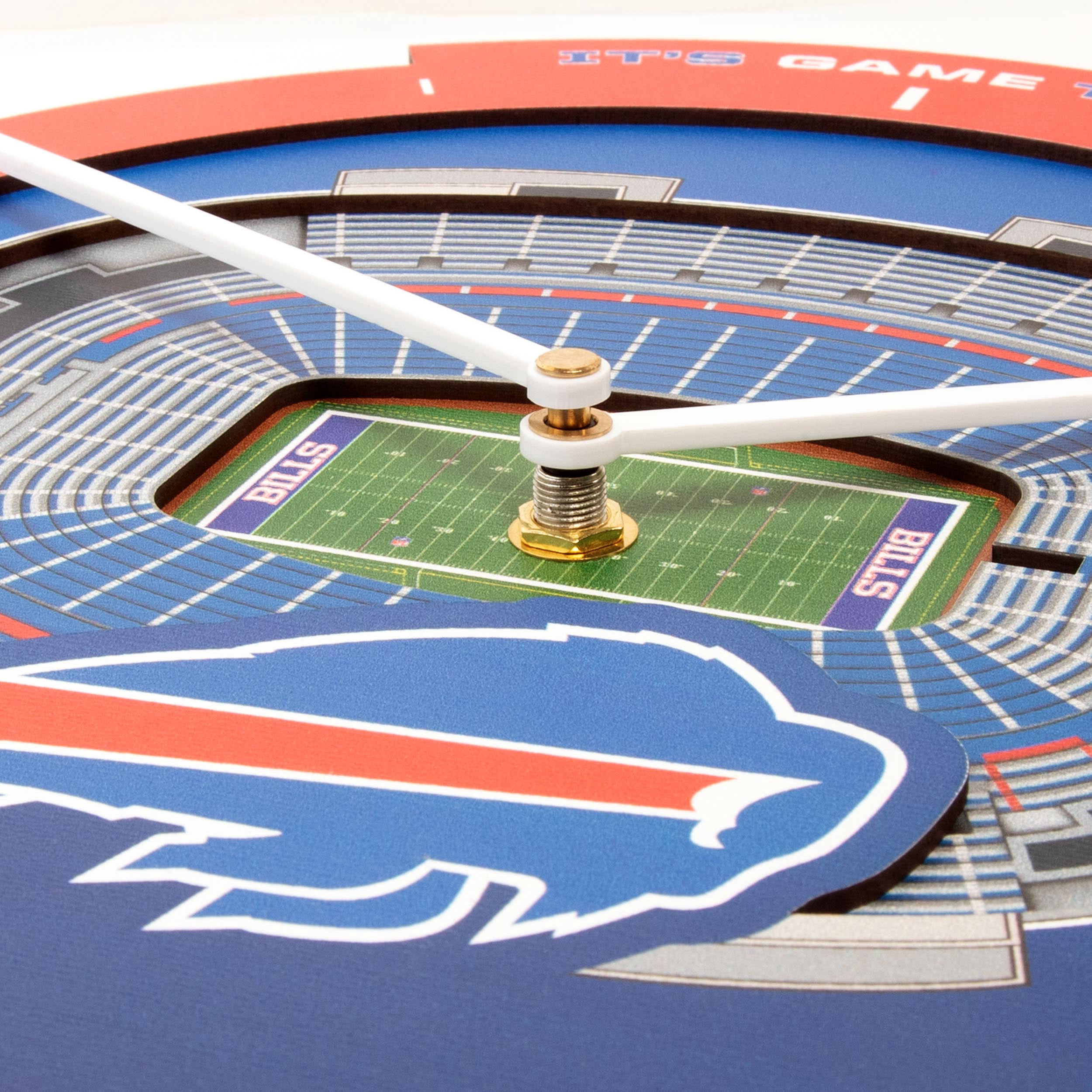 YouTheFan NFL Buffalo Bills Stadiumview 3D Wall Clock