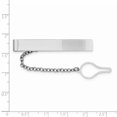thumbnail image 2 of Beautiful Sterling Silver Rhodium-plated Tie Bar, 2 of 2