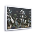 thumbnail image 3 of Designart 'Chinoiserie With Peonies and Birds IV' Traditional Framed Canvas Wall Art Print, 3 of 5