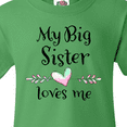 thumbnail image 4 of Inktastic My Big Sister Loves Me- Heart Youth T-Shirt, 4 of 5