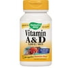Nature's Way Vitamin A and D Capsules, 100 Ct