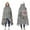 Pioneer Flower Floral, variant on Wearable Blanket,Pioneer Flower Floral Print Pattern Hooded Wearable Flannel Blanket for Adults & Teens,Winter Poncho Shawl Wrap Cape Cozy Anti-Pill,50"x60"