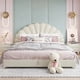 thumbnail image 4 of Solid Wood Pink Color Big Princess Children's Bed Girl Bed 2 To 14 Years Olds Kid Bed Bedroom Furniture Set Lit Enfant Fille My Lux Decor Round, 4 of 10