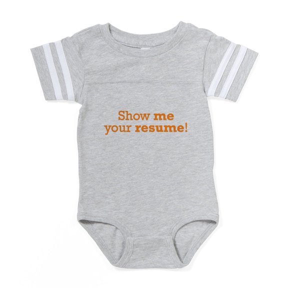 CafePress - Smyr_3150X2100_RK2010 - Cute Infant Baby Football Bodysuit