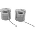thumbnail image 2 of 2 Pack Large Tea Ball Infuser For Loose Leaf Tea Spice Infuser For Cooking, Threaded Lid, Extra F Js, 2 of 5