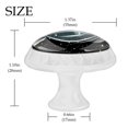 thumbnail image 4 of HemaKayy 4 Pack 1.37" Decorative Cabinet Knobs - Elegant ABS Glass Handles for Home Furniture Decor - Dresser Drawer Door Pulls - Perfect for Kitchen Bedroom - Virgo Constellation, 4 of 8
