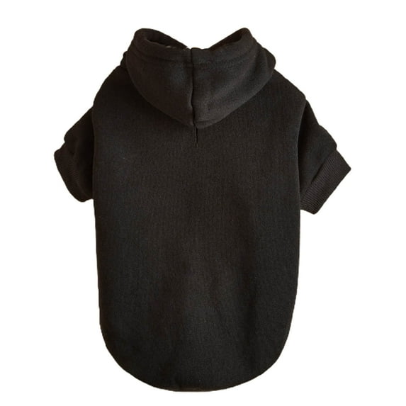 Pet Sweatshirt Solid Color Keep Warmth Soft Texture Fashion Pet Hoodie Costume for Autumn