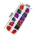 thumbnail image 2 of Calcomanías adhesivas para decoración de uñas de Halloween, lentejuelas para uñas, copos de uñas de Halloween coloridos, 2 of 5