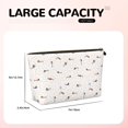 thumbnail image 4 of Picia Dachshund Dog Puppy Printed Leather Travel Toiletry Bag,Cosmetic Organizer, Makeup Travel Bag, Durable Travel Pouch, Compact Toiletry Bag, Travel Accessories, 4 of 6