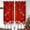 Snowflake 1, variant on Snowflakes Christmas Curtain for Bedroom 2 Panel Set, Red Xmas Velvet Window Curtains 84 Inch Long, Thermal Insulated Living Room Darkening Decoration Curtains, 52x84 Inch