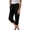 Black, variant on Women’s Linen‑Style Relaxed Wide Leg Pants – Breathable Summer Trousers with Elastic Drawstring Waist, Lightweight Casual Bottoms GY1 XXL