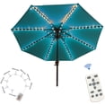 thumbnail image 1 of Patio Umbrella Light, with Remote Control 8 Lighting Modes, Lights for Outdoor Umbrella Battery Operated Waterproof, for Garden Decoration Camping Tent Halloween Decorations (Warm White), 1 of 6
