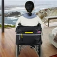 thumbnail image 3 of Bolsa para silla de ruedas Baoblaze Poliéster negro, 3 of 8