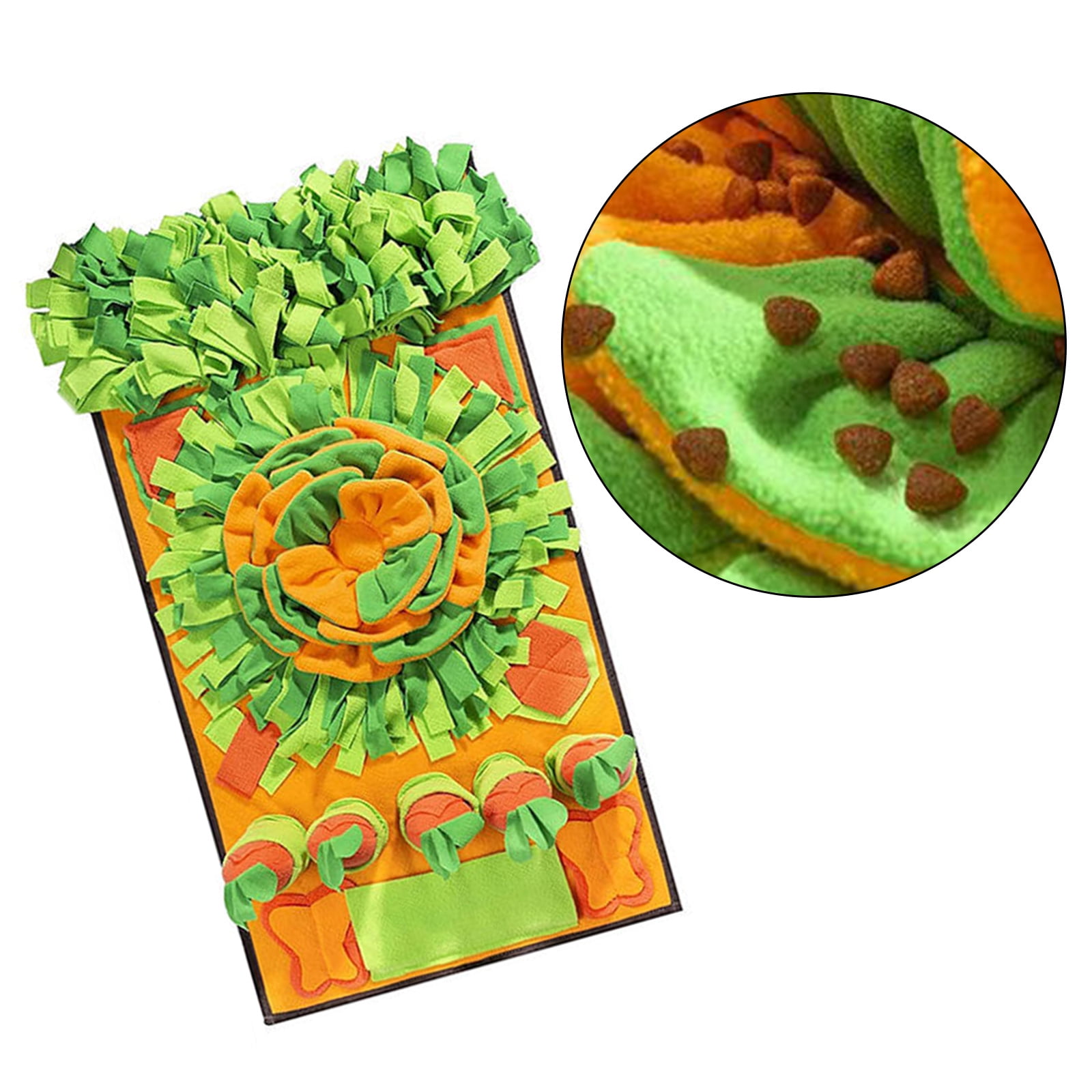 Pet Treat Dispensing Interactive Dog Toy Chew Toy Sniff Mat Pad for Dogs Fun Training Toy Foraging Training