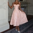 thumbnail image 2 of Elegant evening dress with spaghetti straps for women, 2 of 4