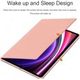thumbnail image 3 of Slim Magnetic Smart Case for Samsung Tab S10 Ultra / S9 Ultra 14.6" with S Pen Slot & Auto Sleep Wake,RoseGold, 3 of 6