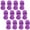 12 Pcs Purple, variant on 12 Pack Black Balaclava, Mesh Cooling Adjustable Balaclava for Ourdoor UV Sun Protection Hood-12 Pcs Royal Blue