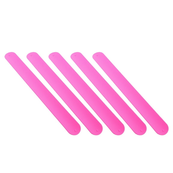 Niceauty 5pcs Bracelets For Snap Wristbands Party Favors Flexible And Elastic Design For Festivals And