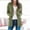 Army Green, variant on Long Cardigans Button Down Cardigans Front Womens Sweaters Pockets Coat Long Knit Open Sleeve Cardigan Patchwork Women's Coat Crochet Cardigan Trendy Cardigan White M