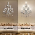 thumbnail image 3 of Lámpara de Pared Gamalux Cristal Cortado 6 luces, 3 of 9