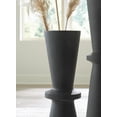 thumbnail image 3 of Signature Design by Ashley Collisten 29.5" Polyresin Vase, Black Textured Modern Decor, 3 of 4