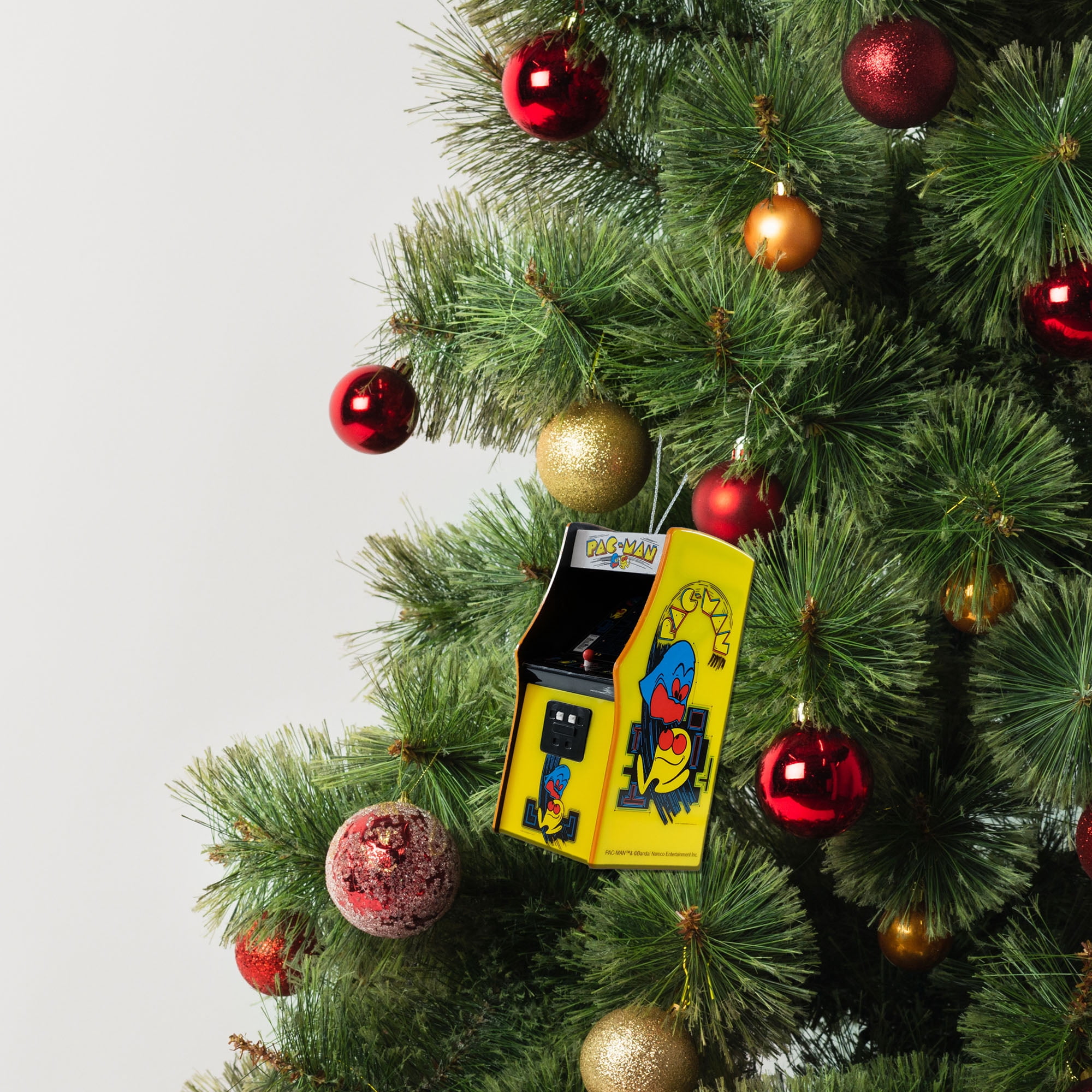 Pac‑Man Arcade Machine Figural Christmas Tree Ornament