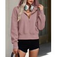thumbnail image 4 of Sudadera PRETTYGARDEN Otoño 2025 Rosa con Media Cierre XL, 4 of 8