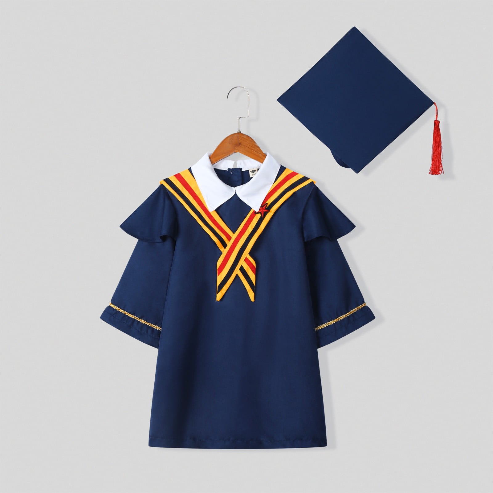 Graduation Gowns Graduation Gown and Cap with Tassel Outfit Sets