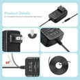 thumbnail image 3 of 6V AC Adapter for Kidzone Ride-On Toy Bumper Race Car 6 Volt R37-4483 DC Charger, 3 of 5