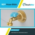 thumbnail image 5 of SharkBite Push to Connect MHT x 3/4 in. Dia. x 1/4 in. 1/2 in. MHT Hose Bibb 1/2 in., 5 of 5