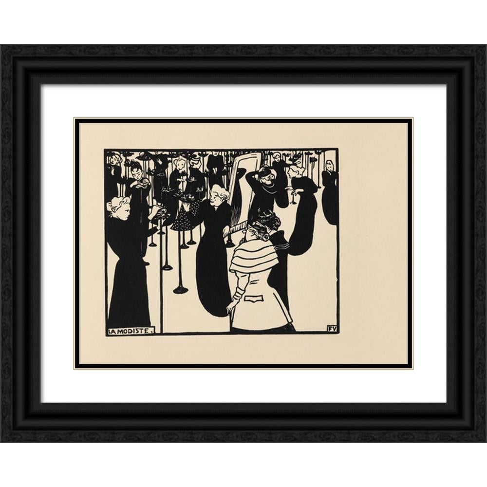 Félix Vallotton 18x14 Black Modern Framed Museum Art Print Titled
