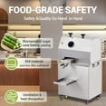 thumbnail image 4 of EastVita Sugarcane Juicer, 800W Sugarcane Juicer with 3 Stainless Steel Drums, 2.4-inch Large Inlet, Wheeled Sugarcane Juicer, 661LBS/H, Suitable for Home/Commercial Use, 4 of 7