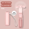 thumbnail image 4 of Yingyy Cute Student Silent Dormitory USB Charging Fan Portable And For Cooling: Foldable Foldable Portable Fan 2-in-1, 4 of 6