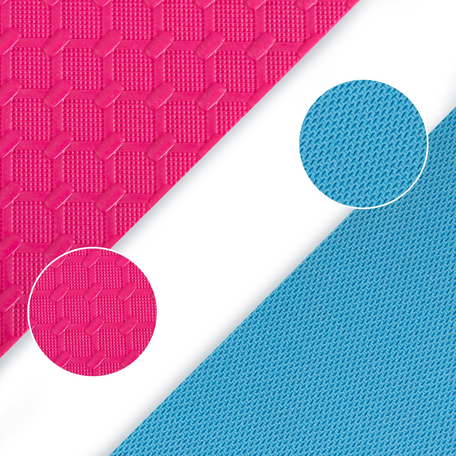Ray Star Extra Thick Yoga Mat 31.5''x72''x0.31'' Thickness 0.31 Inch -Eco Friendly Material- With High Density Anti-Tear Exercise Bolster