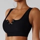 thumbnail image 4 of Sujetador deportivo para mujer, Bralette sin costuras con espalda cruzada, Top corto acolchado, soporte de alto impacto para gimnasio, entrenamiento, Fitness, 4 of 6