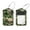 multicolored 2, variant on PhooArto 2 Pcs Skull Hawk Moth Pattern Luggage Tag for Suitcases, Leather Baggage Tags Identifiers for Travel, Stainless Steel Loop Name ID Label for Women Bag Backpack