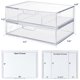 thumbnail image 5 of Cajones organizadores apilables de plástico StorI STAX Clear (juego de 2), 5 of 8