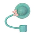 thumbnail image 2 of Hariumiu Silicone Straw Cap Covers for 30/40 Oz Cups Hat Design with Bow Washable Reusable BPA-Free Tumbler Accessories for Men Women, 2 of 8
