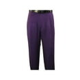 thumbnail image 4 of Men 2pc Walking Leisure Suit Short Sleeves By DREAMS 256-19 Solid Purple, 4 of 7