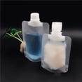 thumbnail image 3 of VONKY 12 Pieces Packaging Bags Refillable Reusable Leakproof Small Stand-up Pouch 30/50/100ml Sub-packaging Bag Hand Cosmetic Type2, 3 of 7