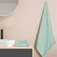 thumbnail image 3 of BELIZZI HOME Ultra Soft 3 Pack Cotton Towel Set, Contains a Bath Towel 28x55 inch, a Hand Towel 16x24 inch & a Wash Coth 12x12 inch, Ideal Everyday use, Compact & Lightweight - Sea Green, 3 of 8