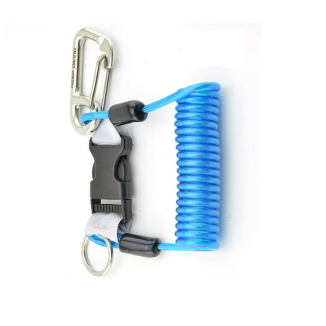 Diving Spring Rope Sturdy Convenient Reliable Flexible Fix Accessory Anti-lost Ropes Loss Proof Strap Safe Fixators for Cameras Orange