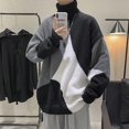 thumbnail image 2 of Suéter de cachemira de imitación para otoño e invierno para hombre Suéter de lana Cuello alto medio Suéter básico ajustado para jóvenes y mujeres para hombres Ropa para hombres, 2 of 5