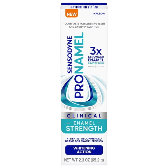 Sensodyne Pronamel Clinical Enamel Strength Toothpaste, Whitening Action, 2.3 oz