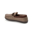 thumbnail image 3 of Dearfoams Cozy Comfort Men's Moccasin Slippers, 3 of 6